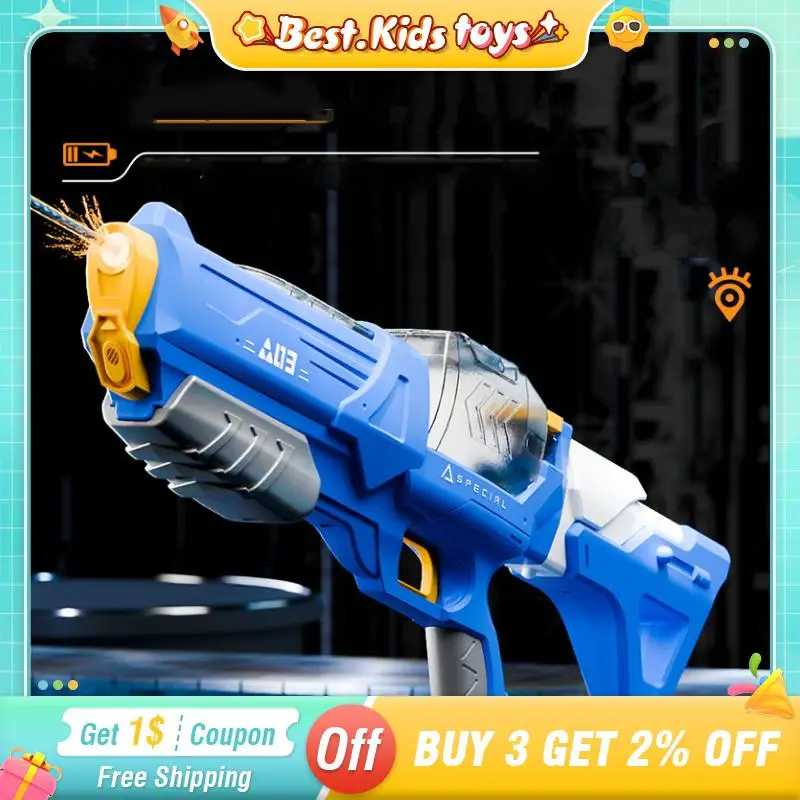 Large Capacity Automatic Continuous Water Gun Electric Water Absorption With Hair Strap Light Kids Toy Beach Outdoor Water Game
Large Capacity Automatic Continuous Water Gun Electric Water Absorption With Hair Strap Light Kids Toy Beach Outdoor Water Game
