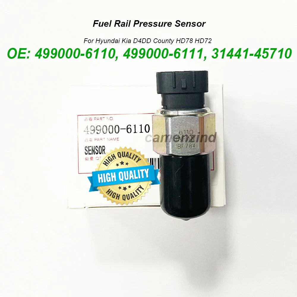 Common Rail Fuel Pressure Sensor 499000-6110 499000-6111 For Hyundai Kia D4DD County HD78 HD72 4990006110 4990006111 31441-45710
Common Rail Fuel Pressure Sensor 499000-6110 499000-6111 For Hyundai Kia D4DD County HD78 HD72 4990006110 4990006111 31441-45710