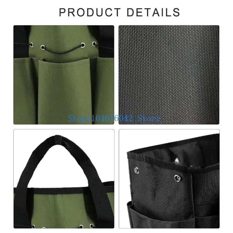 652F Oxford Fabric Garden Tool Storage Bag With Multiple Pocket For Easy Organization
652F Oxford Fabric Garden Tool Storage Bag With Multiple Pocket For Easy Organization