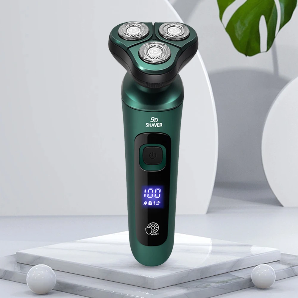 Men Rechargeable Shaver Waterproof Smart Razor with Digital Display Painless Cordless Trimmer Face Beard Trimmer Portable Shaver
Men Rechargeable Shaver Waterproof Smart Razor with Digital Display Painless Cordless Trimmer Face Beard Trimmer Portable Shaver