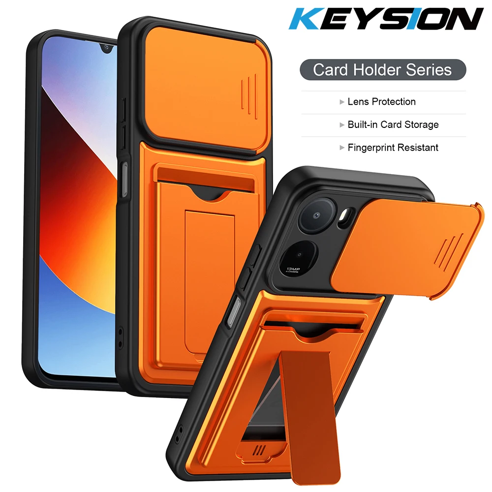 KEYSION Card Holder Bag Phone Case for Redmi A7 Pro Slide Camera Protection Kickstand Shockproof Cover for Xiaomi POCO C81 Pro
KEYSION Card Holder Bag Phone Case for Redmi A7 Pro Slide Camera Protection Kickstand Shockproof Cover for Xiaomi POCO C81 Pro