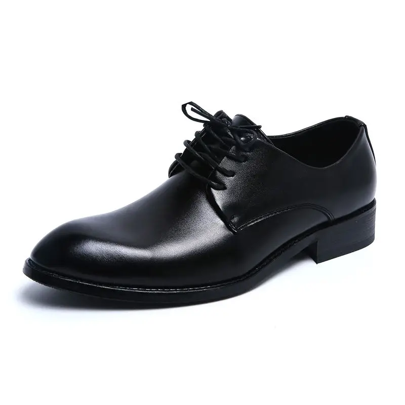 Men's Pointed Toe Lace Up Business Formal Dress Shoes British Style Casual Leather Shoes Height Increasing Versatile for Men
Men's Pointed Toe Lace Up Business Formal Dress Shoes British Style Casual Leather Shoes Height Increasing Versatile for Men