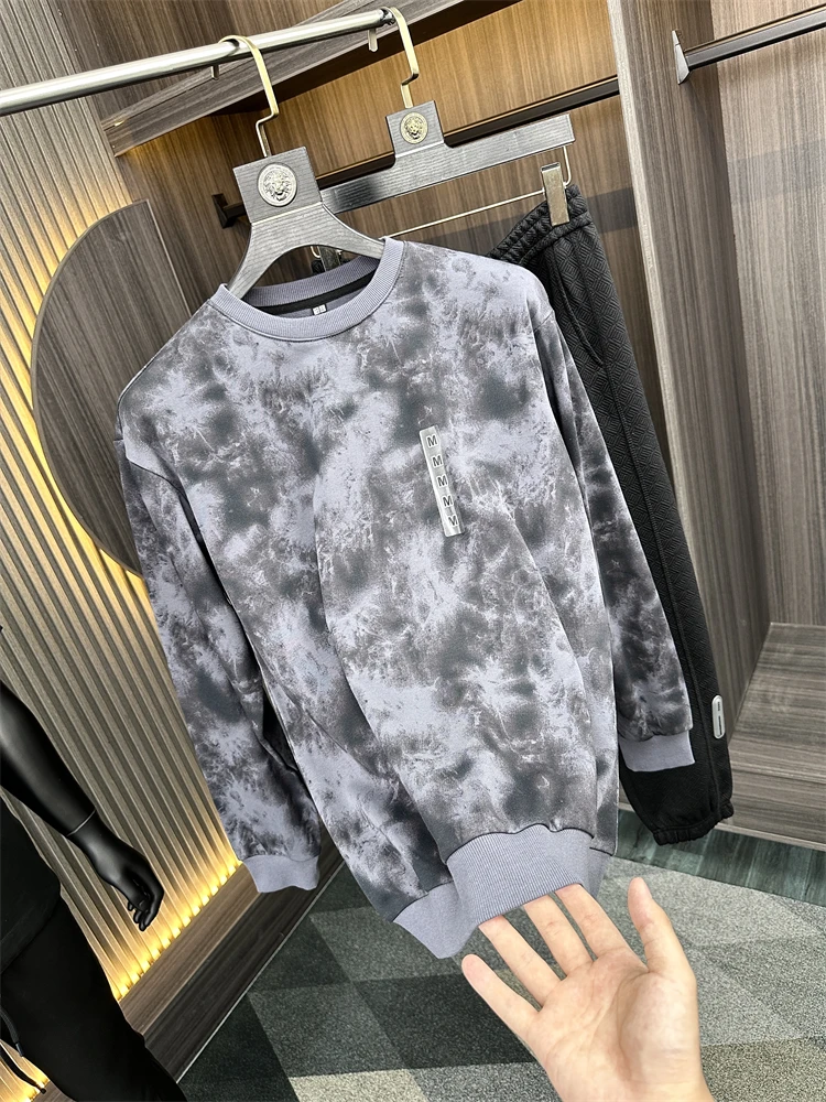 Washed Tie Dye Long Sleeve Hoodie Spring Casual round Neck Men's Sweatshirt Youthful Trendy Comfortable Loose Fit Printed
Washed Tie Dye Long Sleeve Hoodie Spring Casual round Neck Men's Sweatshirt Youthful Trendy Comfortable Loose Fit Printed