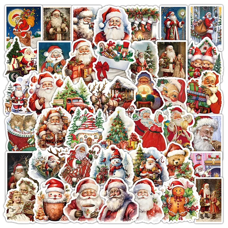 53PCS Retro Christmas DIY Cartoon Stickers Phone Trunk Refrigerator Waterproof Anime Stickers Anime Figure Image Toys Sticker
53PCS Retro Christmas DIY Cartoon Stickers Phone Trunk Refrigerator Waterproof Anime Stickers Anime Figure Image Toys Sticker