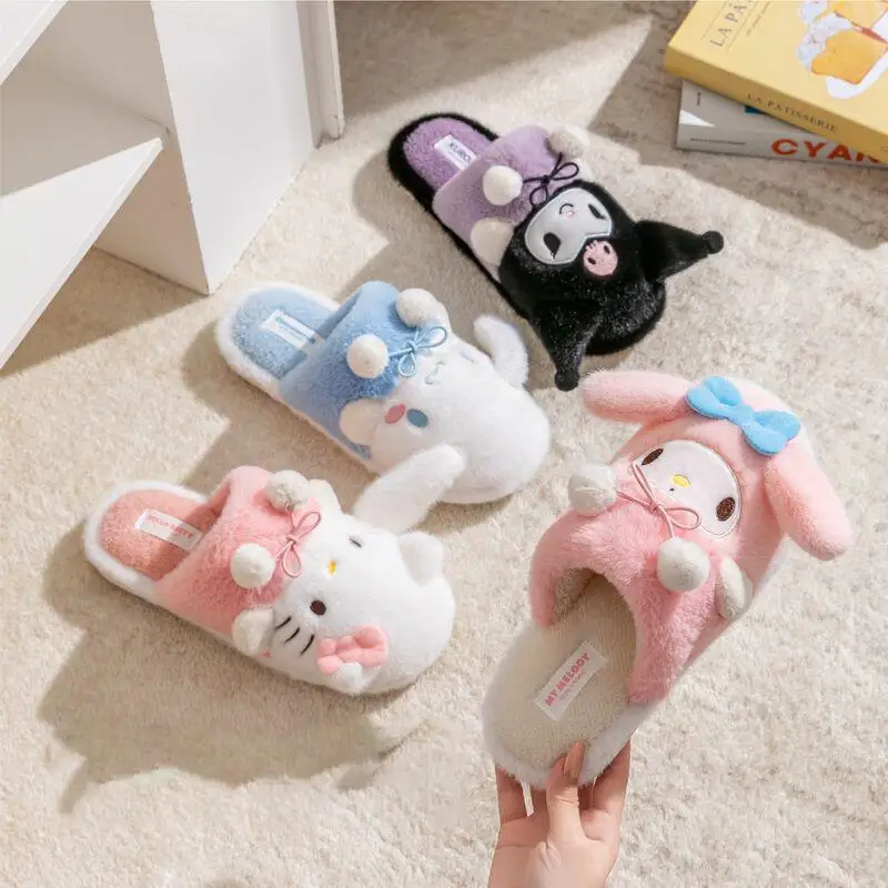 Sanrio Hello Kitty тапочки для девочек, зимняя домашняя теплая хлопковая обувь, детская модная повседневная домашняя обувь с героями мультфильмов в стиле каваи, аниме
Sanrio Hello Kitty тапочки для девочек, зимняя домашняя теплая хлопковая обувь, детская модная повседневная домашняя обувь с героями мультфильмов в стиле каваи, аниме