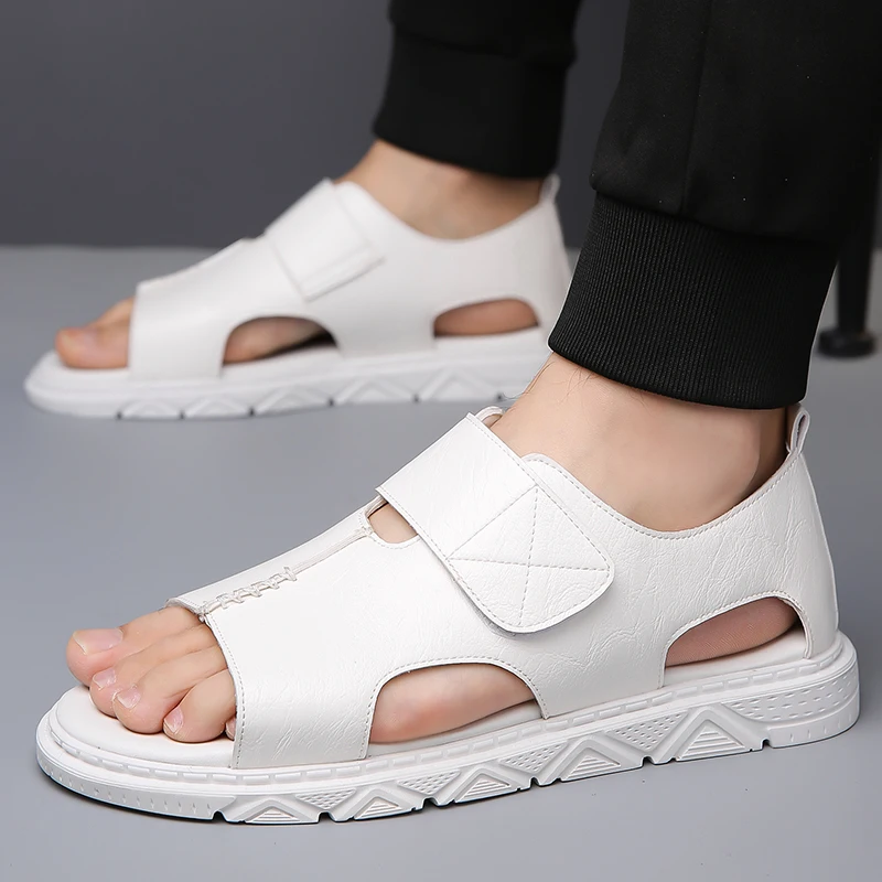 Summer British Men's Sandals Classic business retro style Gentleman's Daily Office Leisure tourism walking leather shoes
Summer British Men's Sandals Classic business retro style Gentleman's Daily Office Leisure tourism walking leather shoes