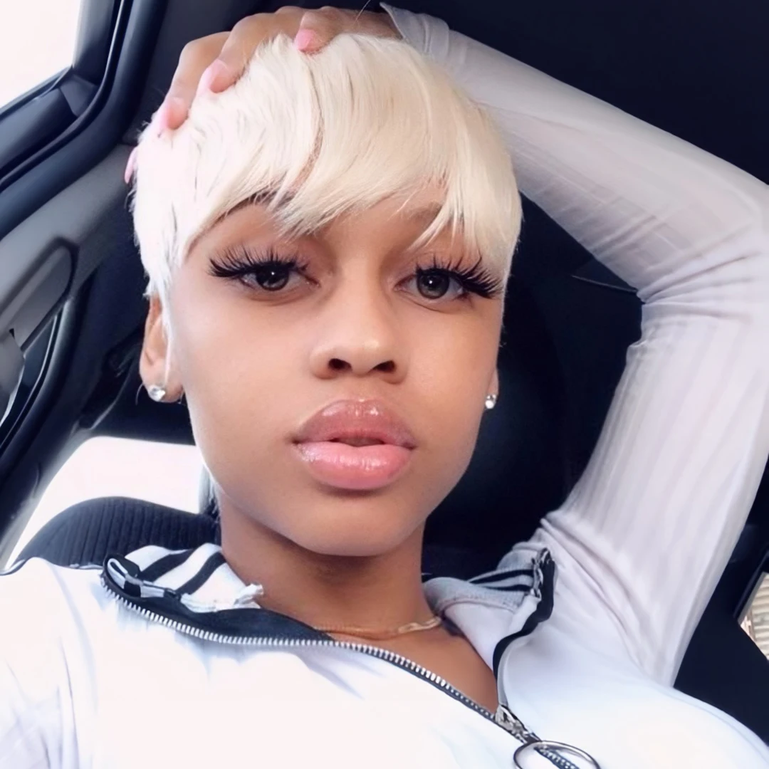 Парики с стрижкой пикси с челкой, светлые короткие многослойные парики пикси, натуральные синтетические волосы для женщин, повседневное использование, 6 дюймов
Парики с стрижкой пикси с челкой, светлые короткие многослойные парики пикси, натуральные синтетические волосы для женщин, повседневное использование, 6 дюймов