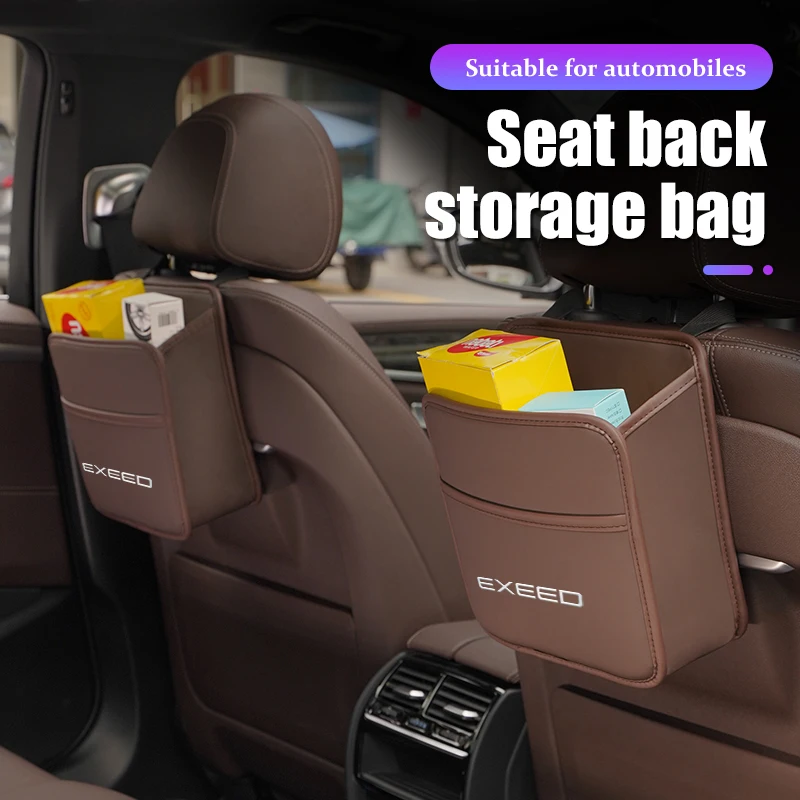 For Chery EXEED VX LX RX TXL 2021 2023 2024 Leather Car Seat Back Storage Bag Multifunctional Hanger Organizer Box Accessories
For Chery EXEED VX LX RX TXL 2021 2023 2024 Leather Car Seat Back Storage Bag Multifunctional Hanger Organizer Box Accessories