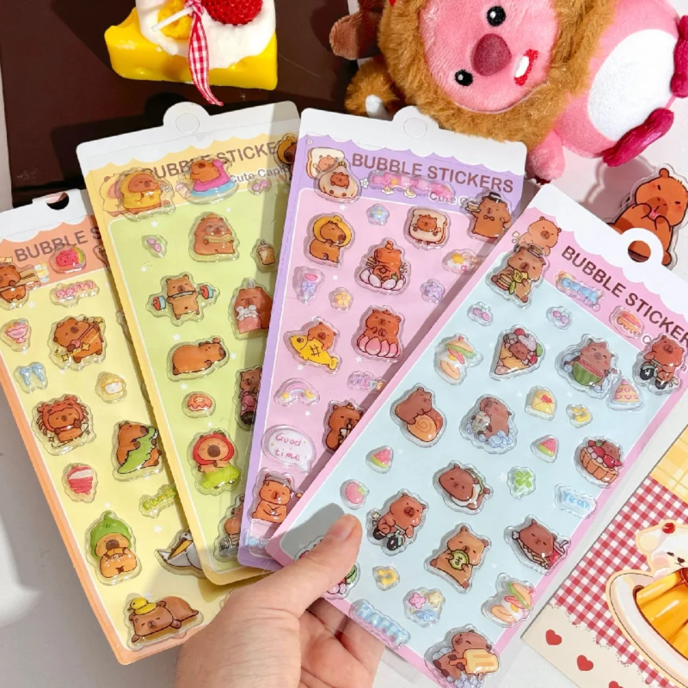 4Pcs 3D relief stickers Capibala children's phone cases water bottles decorative stickers handmade tents DIY accessories
4Pcs 3D relief stickers Capibala children's phone cases water bottles decorative stickers handmade tents DIY accessories