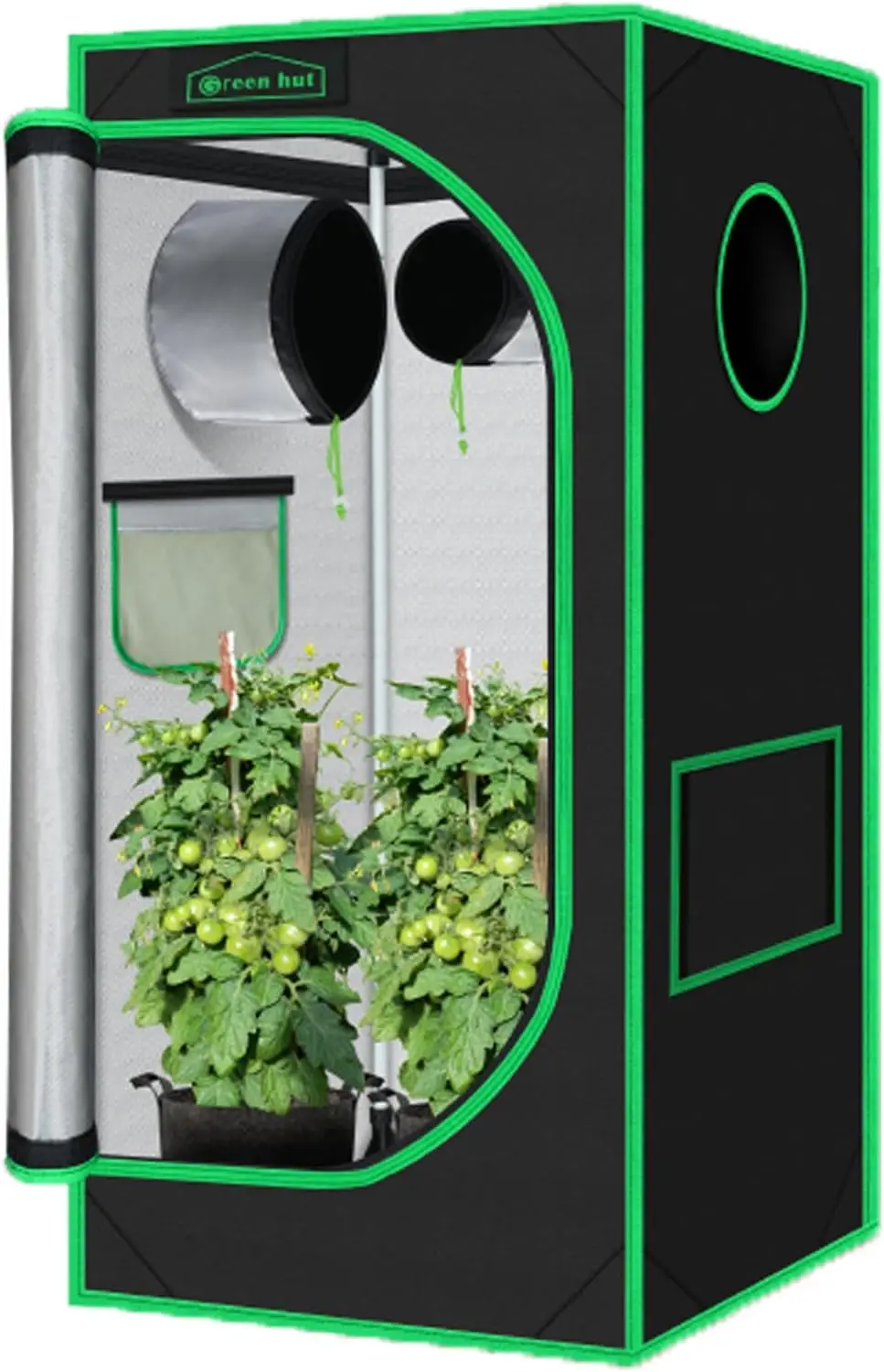 24x24x48 Inch 600D Mylar Hydroponic Grow Tent with Observation Window, Removable Floor Tray & Tool Bag for Indoor Plant Growing
24x24x48 Inch 600D Mylar Hydroponic Grow Tent with Observation Window, Removable Floor Tray & Tool Bag for Indoor Plant Growing