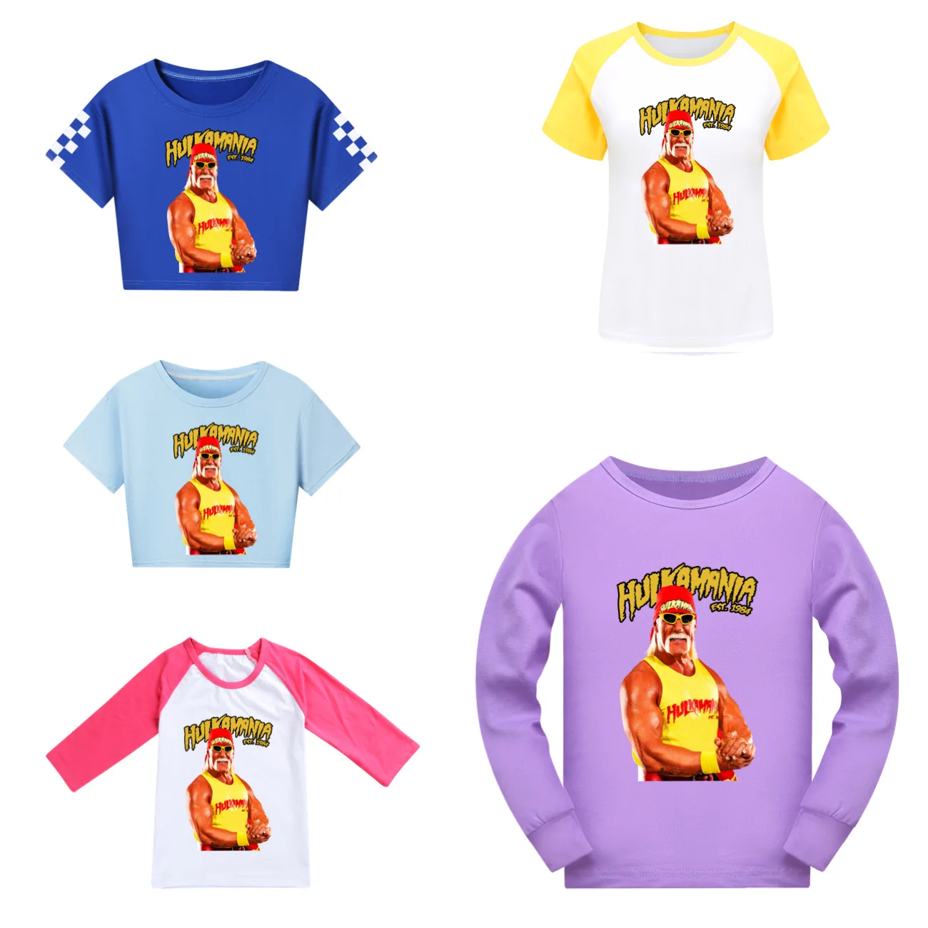 Kids Summer Short Sleeve Tops Hulk HoganT Shirt Children Clothing Boys T-shirts Girls Leisure O-neck Clothes4919 
Kids Summer Short Sleeve Tops Hulk HoganT Shirt Children Clothing Boys T-shirts Girls Leisure O-neck Clothes4919