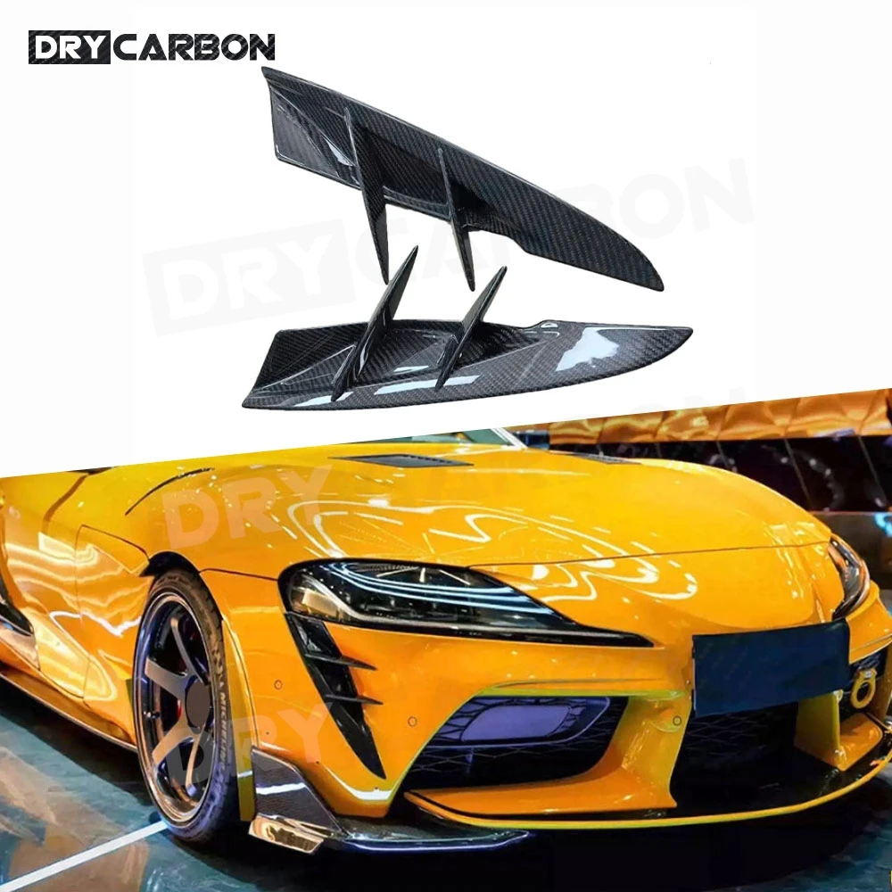 Carbon Fiber Car Front Bumper Air Vent Trims Cover FRP Body Kits Accessories For Toyota Supra A90 2019+
Carbon Fiber Car Front Bumper Air Vent Trims Cover FRP Body Kits Accessories For Toyota Supra A90 2019+