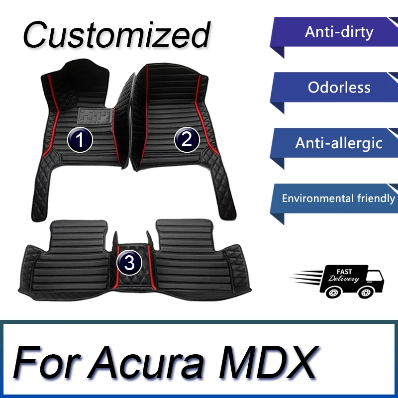 Автомобильные коврики для Acura MDX YD8 YD9 YE1 2022 2023 2024, 7-местные кожаные коврики, коврик, автомобильные аксессуары
Автомобильные коврики для Acura MDX YD8 YD9 YE1 2022 2023 2024, 7-местные кожаные коврики, коврик, автомобильные аксессуары
