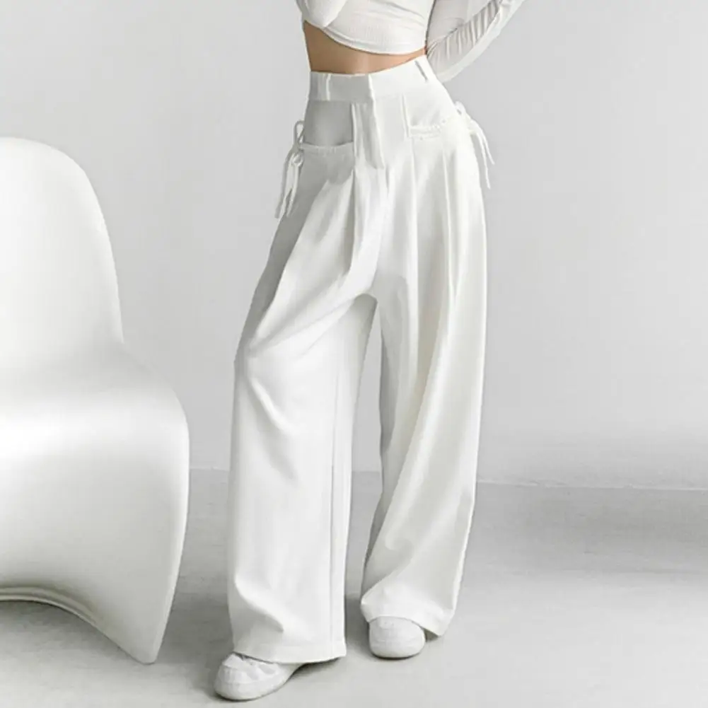 Women Wide Leg Pants Stylish Women's Wide Leg Pants with High Waist Pockets for Daily Wear Office Streetwear Casual for Ladies
Women Wide Leg Pants Stylish Women's Wide Leg Pants with High Waist Pockets for Daily Wear Office Streetwear Casual for Ladies