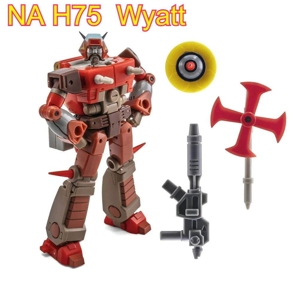 In Stock NewAge NA H75 Junkion Leader Wyatt Original Mini Scale Mecha Transformation Action Figure
In Stock NewAge NA H75 Junkion Leader Wyatt Original Mini Scale Mecha Transformation Action Figure