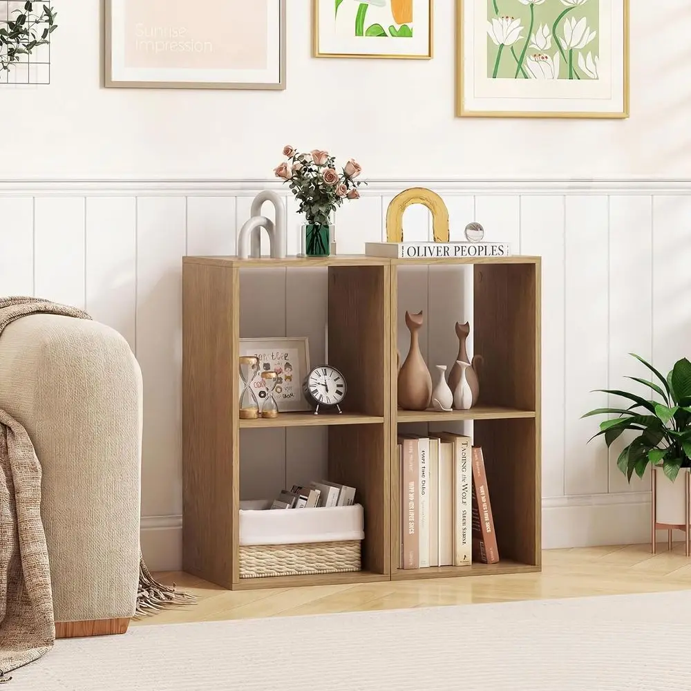 2-Cube Bookcase, 3-Tier Bookshel with Open Comparents, reestanding Cube Storage Organizer
2-Cube Bookcase, 3-Tier Bookshel with Open Comparents, reestanding Cube Storage Organizer