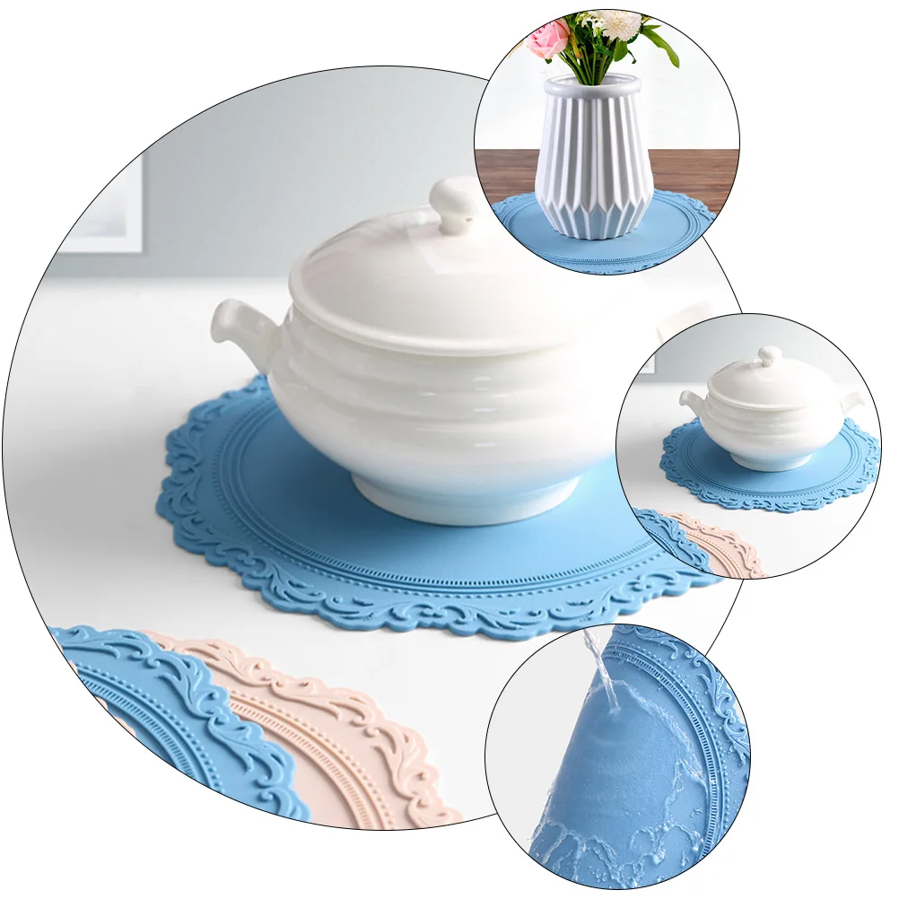 Silicone Round Heat Insulation Dinner Mat Mat Table Silicone Placemat Home Kitchen Dinner Placemat Accessories
Silicone Round Heat Insulation Dinner Mat Mat Table Silicone Placemat Home Kitchen Dinner Placemat Accessories