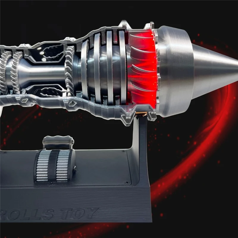 ABTI-TR900/A380 Turbofan Engine Model Mini Push Rod Speed Control Electric Engine Ornaments Gift Toy
ABTI-TR900/A380 Turbofan Engine Model Mini Push Rod Speed Control Electric Engine Ornaments Gift Toy