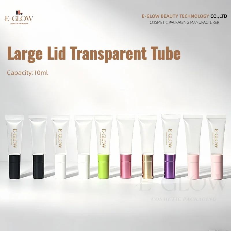 【Logo Custom】50Pcs Customized 10ml PE Soft Squeeze Massage Eye Cream Tube Transparent Cosmetic Tube with Large Lid Applicator
【Logo Custom】50Pcs Customized 10ml PE Soft Squeeze Massage Eye Cream Tube Transparent Cosmetic Tube with Large Lid Applicator