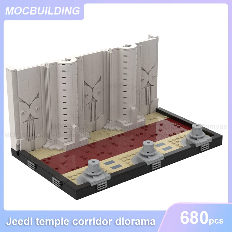 Jeedi Temple Corridor Diorama MOC Building Blocks DIY Assemble Bricks Model Collection Display Creative Xmas Toys Gifts 680PCS
Jeedi Temple Corridor Diorama MOC Building Blocks DIY Assemble Bricks Model Collection Display Creative Xmas Toys Gifts 680PCS