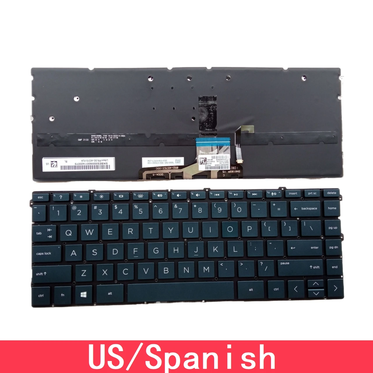 Клавиатура для ноутбука HP Spectre x360 13-AW 13-AW0003DX 13-AW0008CA 13-AW0013DX 13-AW0020NR 13-AW0023DX, США, испанская с подсветкой
Клавиатура для ноутбука HP Spectre x360 13-AW 13-AW0003DX 13-AW0008CA 13-AW0013DX 13-AW0020NR 13-AW0023DX, США, испанская с подсветкой