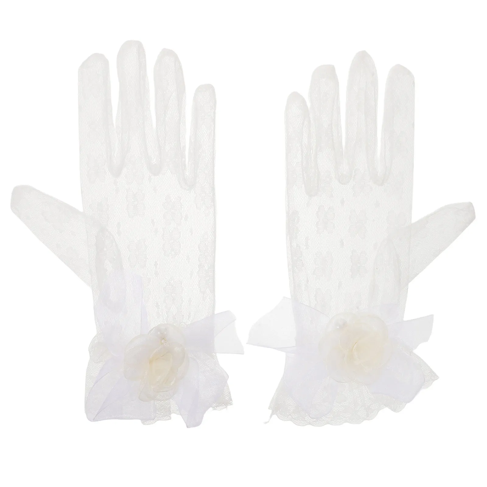 2pcs White Lace Gloves Women: Floral Short Bridal Prom Tea Party Dinner Evening Cosplay Formal Wear Vintage Style Dress
2pcs White Lace Gloves Women: Floral Short Bridal Prom Tea Party Dinner Evening Cosplay Formal Wear Vintage Style Dress