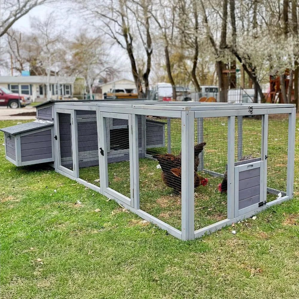 103" Large Chicken Coop with Spacious Run Outdoor Hen House Duck Cage for 4-6 Chickens
103" Large Chicken Coop with Spacious Run Outdoor Hen House Duck Cage for 4-6 Chickens