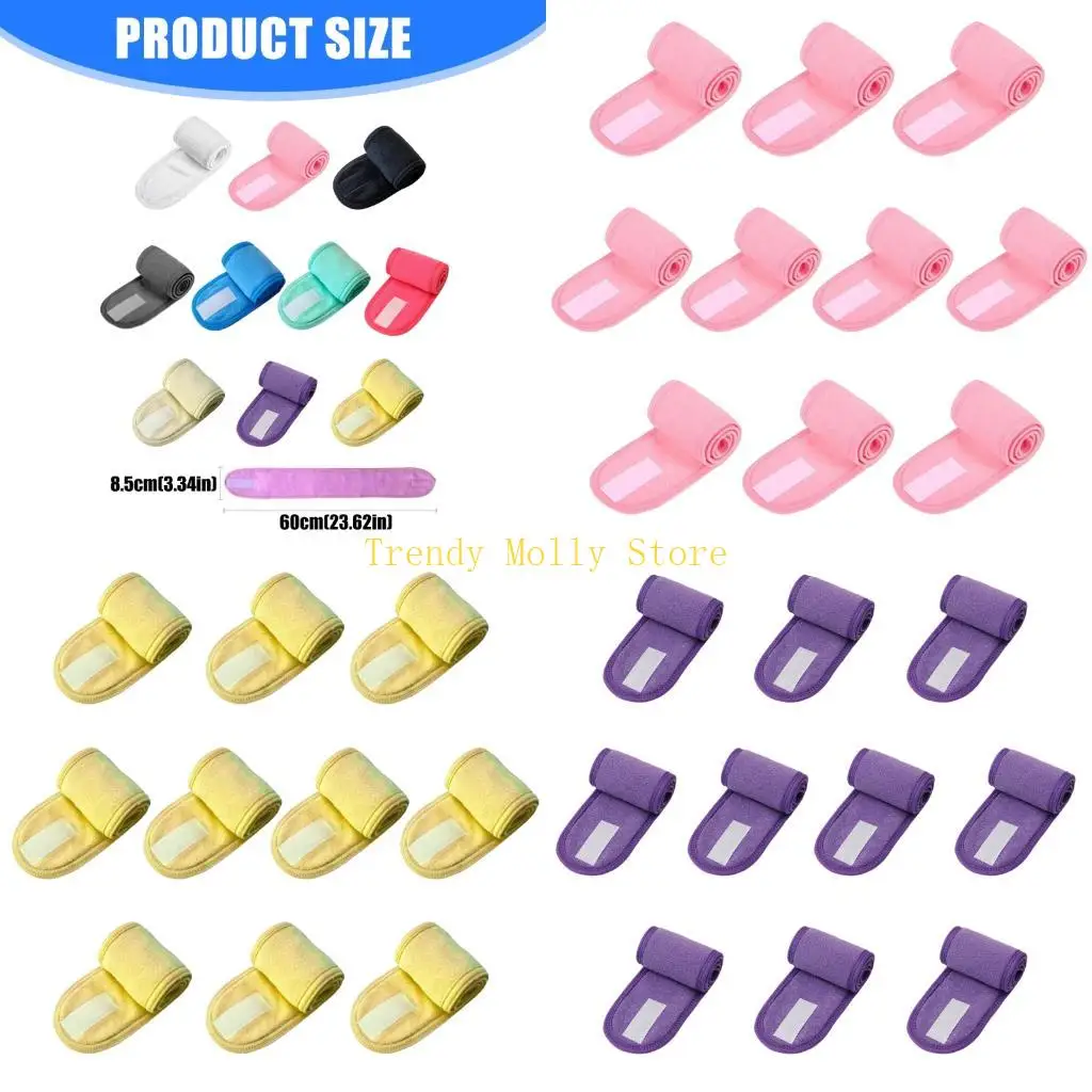 N5KB Pack of 10pcs Bandeau Headbands Adjustable Makeup Hair Wrap Towel for Women Lady Various Activities Like Washing
N5KB Pack of 10pcs Bandeau Headbands Adjustable Makeup Hair Wrap Towel for Women Lady Various Activities Like Washing