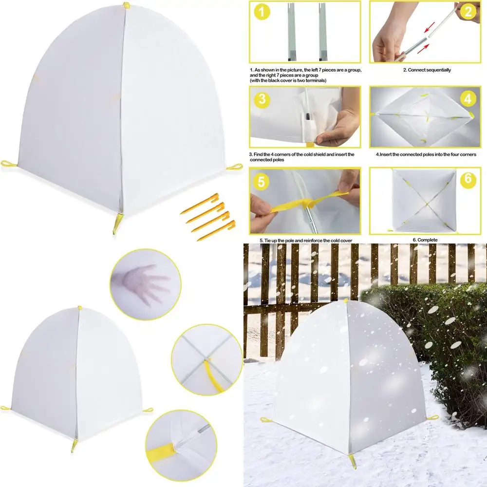 35 x 35 x 39 Insulated Plant Tent for Winter Protection of Shrubs, Fruit Trees, and Potted Plants
35 x 35 x 39 Insulated Plant Tent for Winter Protection of Shrubs, Fruit Trees, and Potted Plants