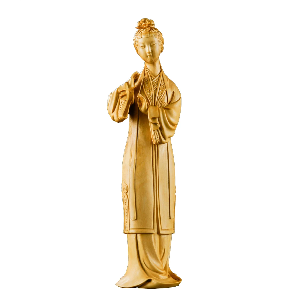 Handcrafted Qing Yi Classic Beauty Wood Carving, A Nod to Chinese Opera Style, Exquisite Home Decor Crafts and Ornamental
Handcrafted Qing Yi Classic Beauty Wood Carving, A Nod to Chinese Opera Style, Exquisite Home Decor Crafts and Ornamental