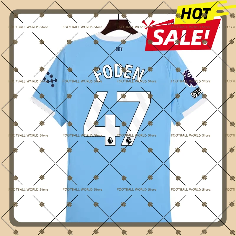 Summer Sports T-shirt 2526 Manchester City Home Jersey De Bruyne Haaland Galaris Short Sleeved Football Shirt Unisex Top
Summer Sports T-shirt 2526 Manchester City Home Jersey De Bruyne Haaland Galaris Short Sleeved Football Shirt Unisex Top