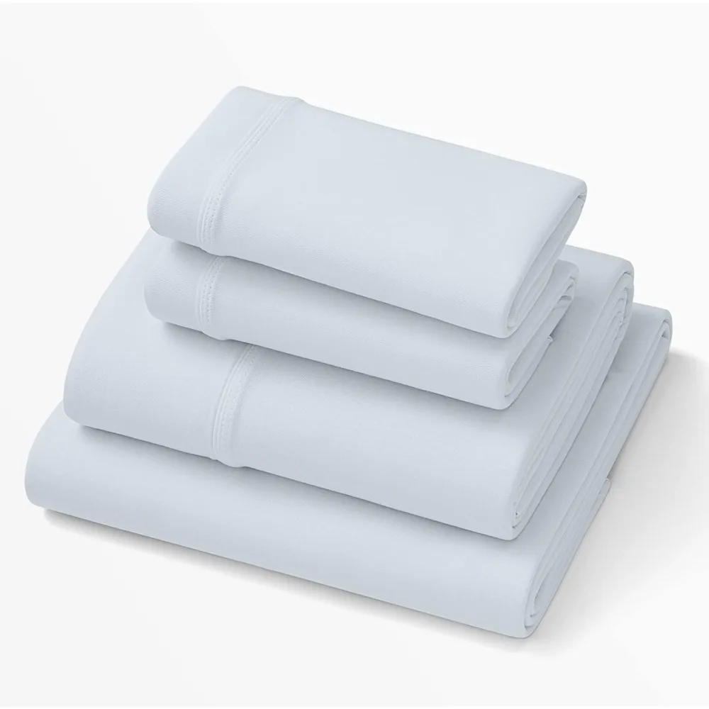 SoftStretch Sheets, Split King, Mattress Sheets, Moisture-Wicking, Light Blue, Morning Mist
SoftStretch Sheets, Split King, Mattress Sheets, Moisture-Wicking, Light Blue, Morning Mist