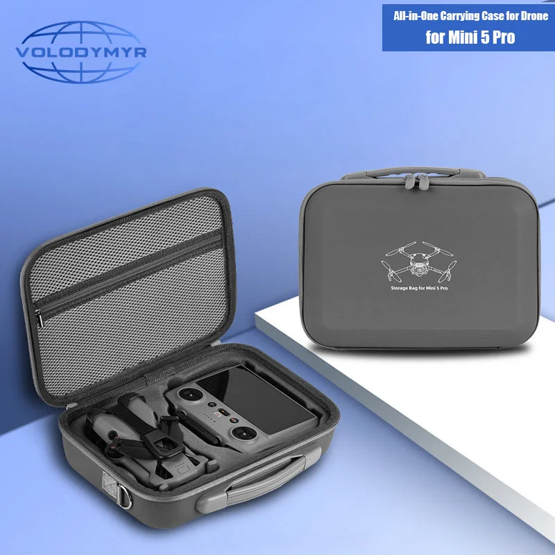 VOLODYMYR Portable Carrying Case for DJI Mini 5 Pro Storage Box Hard Shell Handbag Drone Accessories Shoulder Bag Mini Backpack
VOLODYMYR Portable Carrying Case for DJI Mini 5 Pro Storage Box Hard Shell Handbag Drone Accessories Shoulder Bag Mini Backpack