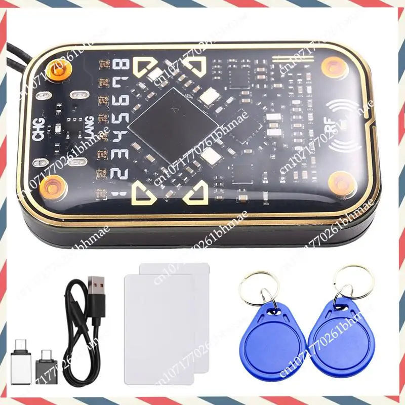 -A21Z Chameleon Ultra V2.0 RFID-считыватель смарт-чипов, эмулятор + 2 брелока MCID/карта UID, 125 кГц, 13,56 МГц, декодирование карт, NFC-дубликатор
-A21Z Chameleon Ultra V2.0 RFID-считыватель смарт-чипов, эмулятор + 2 брелока MCID/карта UID, 125 кГц, 13,56 МГц, декодирование карт, NFC-дубликатор