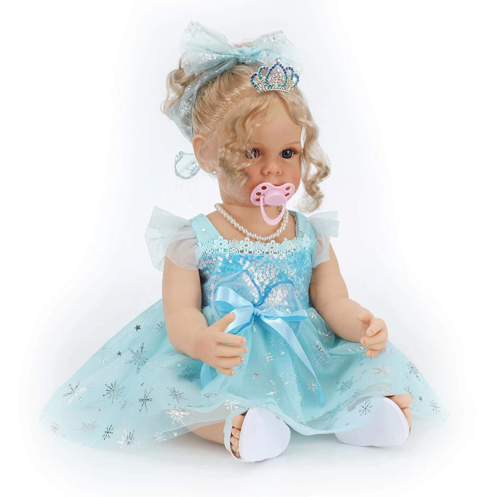 Reborn Dolls Girl 22 Inch 55cm Soft Silicone Vinyl Baby Doll Baby Reborn Dolls with Cloth Body
Reborn Dolls Girl 22 Inch 55cm Soft Silicone Vinyl Baby Doll Baby Reborn Dolls with Cloth Body