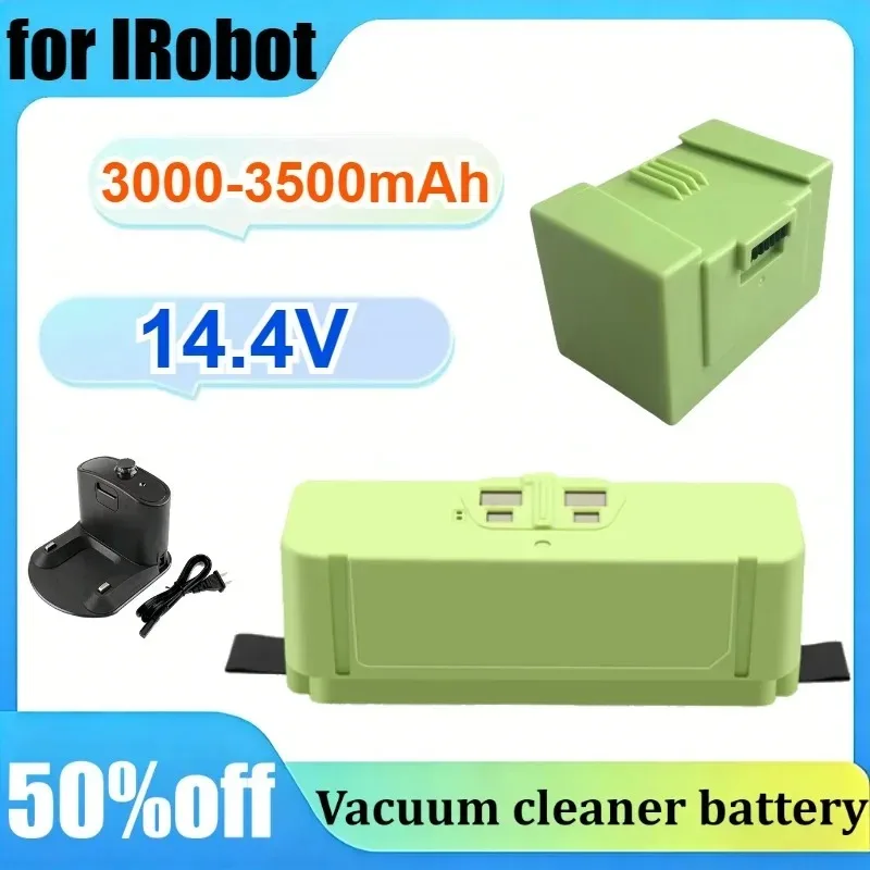 14.4V Li-ion Battery Replacement for IRobot for Roomba I7 I3 960 890 Robot Vacuum Cleaner Battery with Charging Station
14.4V Li-ion Battery Replacement for IRobot for Roomba I7 I3 960 890 Robot Vacuum Cleaner Battery with Charging Station