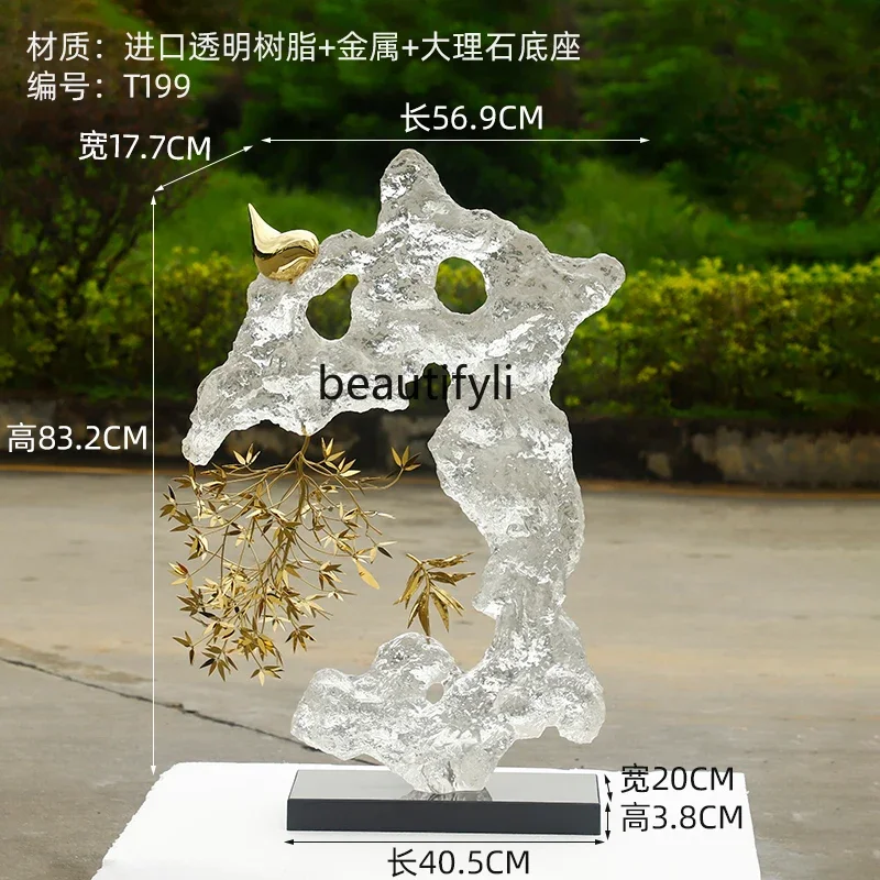 yj21 Transparent resin Taihu stone ornament living room office sculpture entrance entrance TV cabinet art decoration 
yj21 Transparent resin Taihu stone ornament living room office sculpture entrance entrance TV cabinet art decoration
