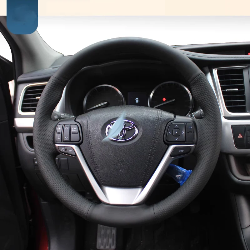 For Toyota Highlander 2015 2017 2018 2020 2021 Car Steering Wheel Cover Manual Sewing Genuine Leather Protector Braid Car Part
For Toyota Highlander 2015 2017 2018 2020 2021 Car Steering Wheel Cover Manual Sewing Genuine Leather Protector Braid Car Part