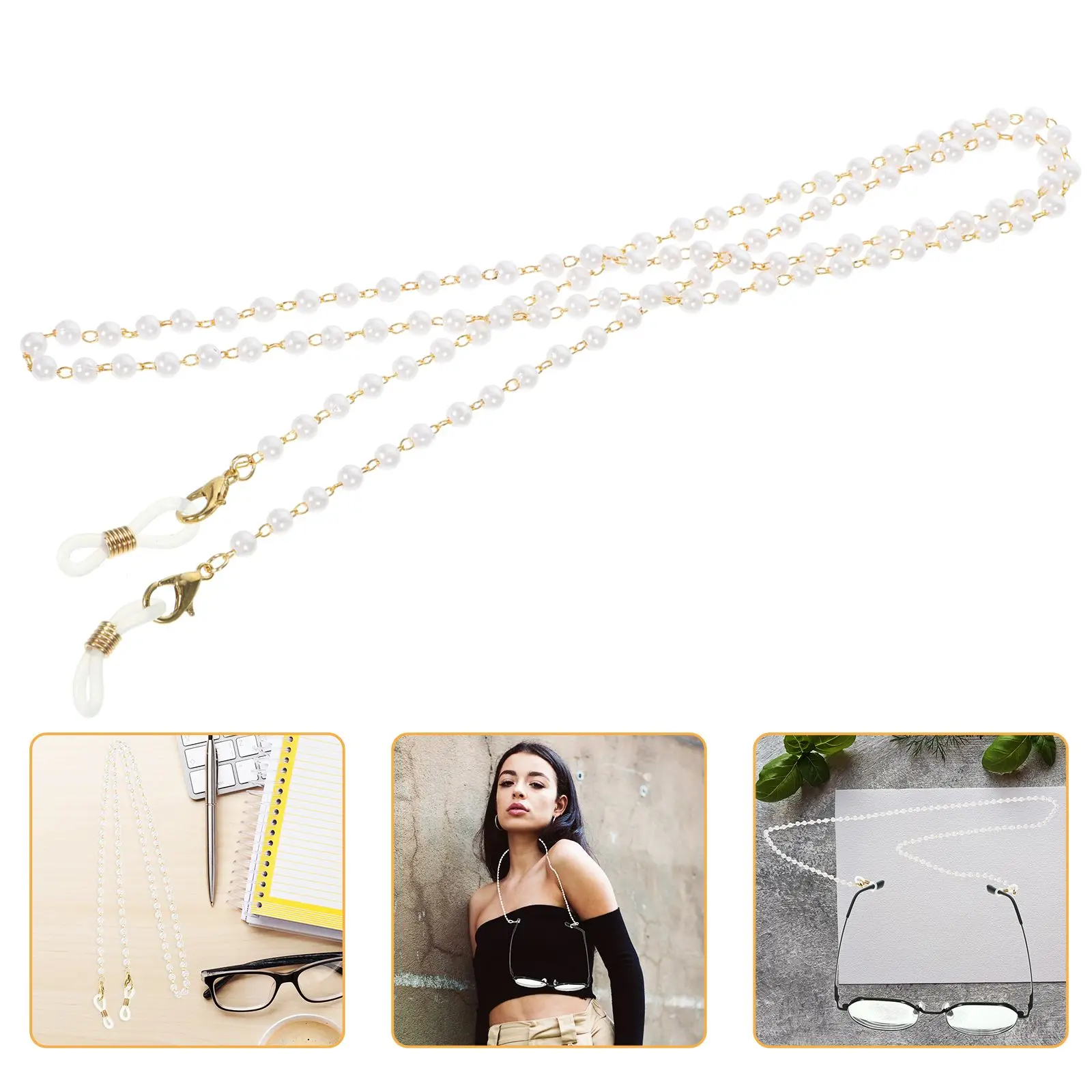 Pearl Glasses Eyewear Strap Neck Holder Beaded Accessories Beaded Glasses Chain for Sports Outdoor Fashion Glass
Pearl Glasses Eyewear Strap Neck Holder Beaded Accessories Beaded Glasses Chain for Sports Outdoor Fashion Glass