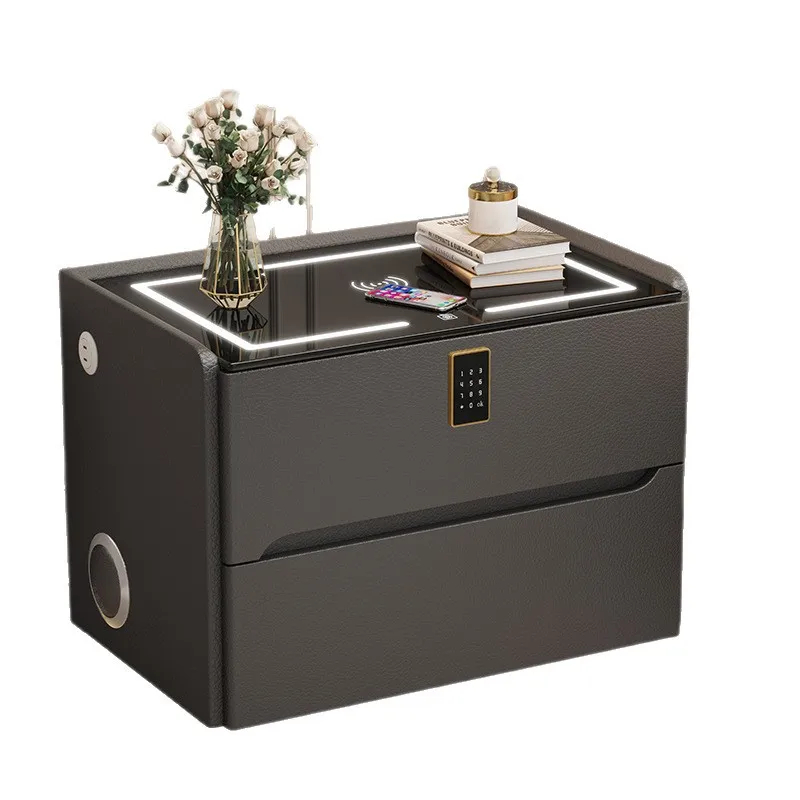 Multifunctional smart solid wood bedside table simple modern light luxury cat scratching leather bedroom with lock
Multifunctional smart solid wood bedside table simple modern light luxury cat scratching leather bedroom with lock