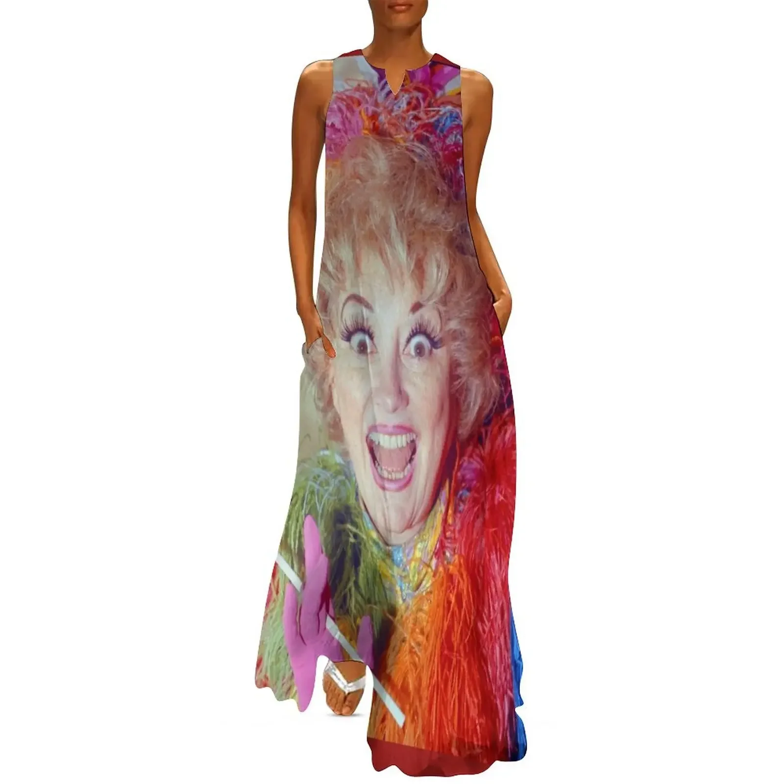 PHYLLIS DILLER Long Dress Prom gown Women's long dress Woman dresses loose women's dress
PHYLLIS DILLER Long Dress Prom gown Women's long dress Woman dresses loose women's dress