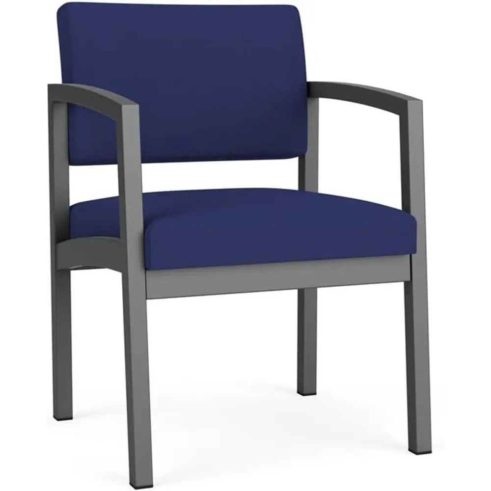 Reception Lounge Chair in Charcoal Steel and Blue
Reception Lounge Chair in Charcoal Steel and Blue