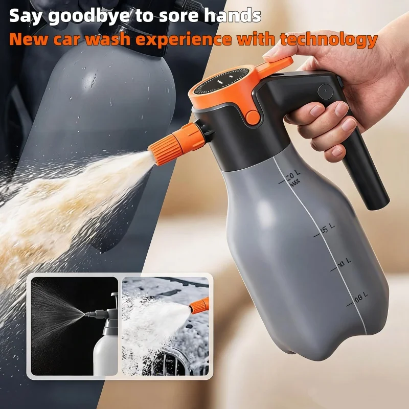 2L Electric Watering Can Adjustable Nozzle Non-Slip Handle Gardening Sprayer Rechargeable Household Handle Watering Kettle
2L Electric Watering Can Adjustable Nozzle Non-Slip Handle Gardening Sprayer Rechargeable Household Handle Watering Kettle