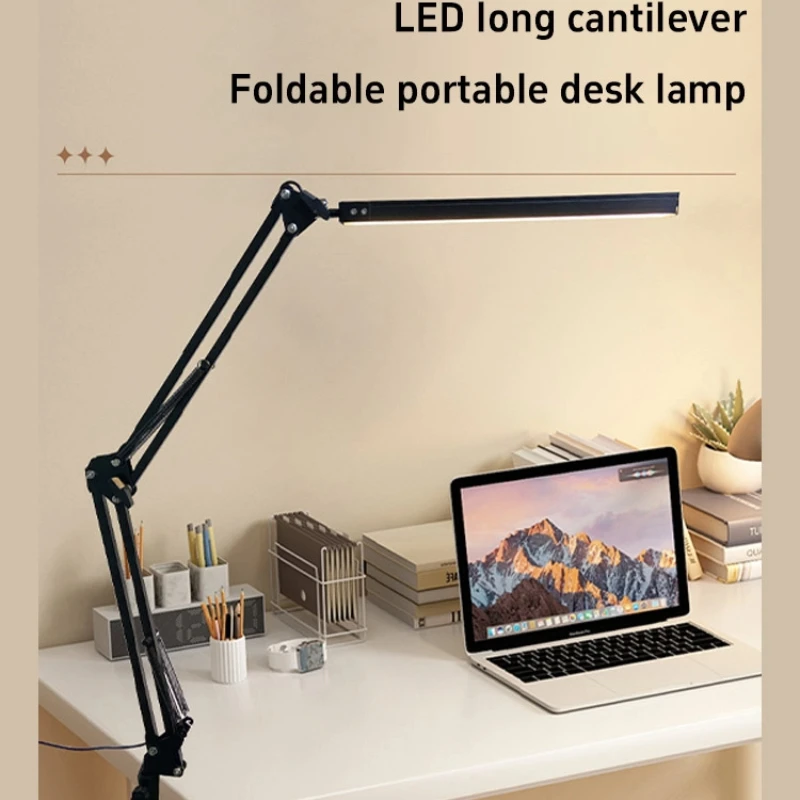 LED Desk Lamp Adjustable Eye-caring Desk Light Clamp Portable Folding Swing Arm Lamp Universal Table Learning Lighting Lamps
LED Desk Lamp Adjustable Eye-caring Desk Light Clamp Portable Folding Swing Arm Lamp Universal Table Learning Lighting Lamps