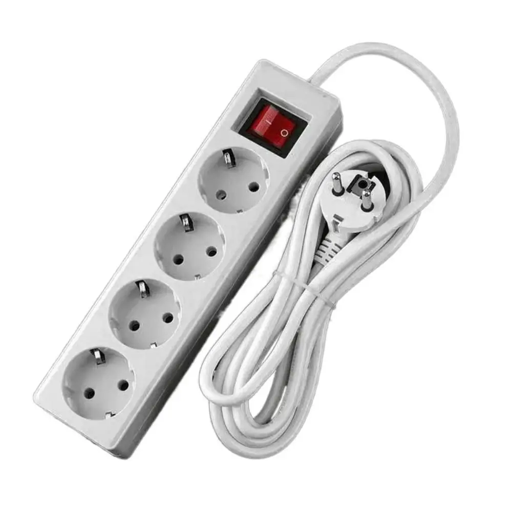 Розетка переменного тока из ПВХ, несколько розеток, европейский стандарт, сетевой фильтр, адаптер для электрической зарядки, розетка переменного тока 3/4/5, удлинитель 2 м
Розетка переменного тока из ПВХ, несколько розеток, европейский стандарт, сетевой фильтр, адаптер для электрической зарядки, розетка переменного тока 3/4/5, удлинитель 2 м