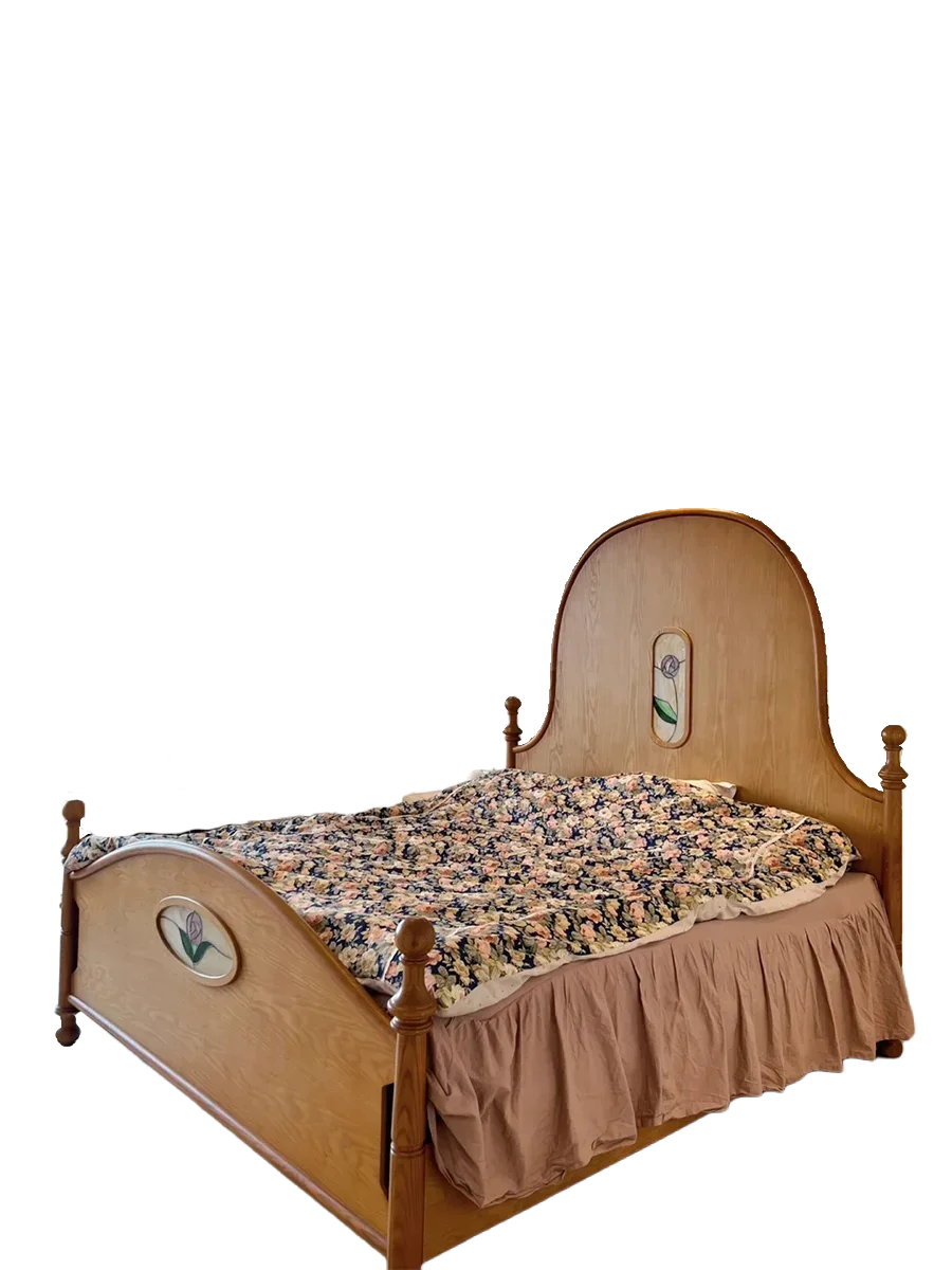 French solid wood flower window tonality retro style oak Roman column high back drawer storage
French solid wood flower window tonality retro style oak Roman column high back drawer storage