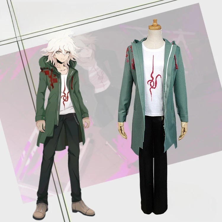 Adult Nagito Komaeda Jacket Top Pants Full Set Halloween Cosplay Costume Carnival Party Dress Up Outfit Stage Role Playing Suit
Adult Nagito Komaeda Jacket Top Pants Full Set Halloween Cosplay Costume Carnival Party Dress Up Outfit Stage Role Playing Suit