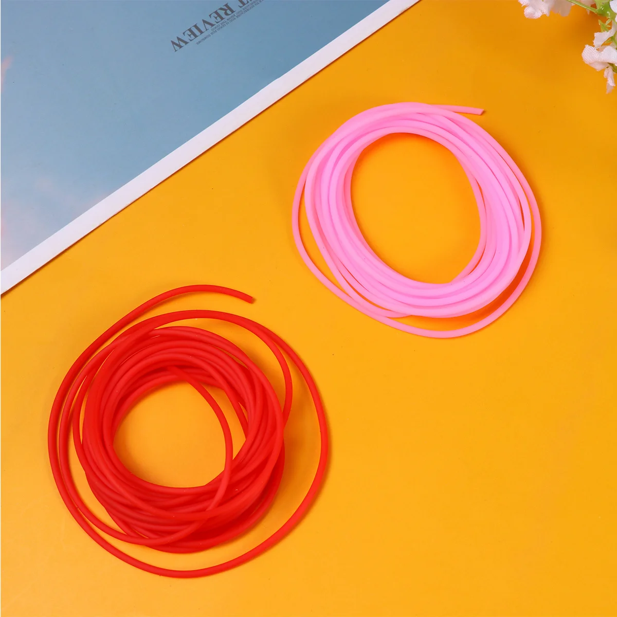 10 Pcs Rubber Rope Supply Jewelry Making Bracelet DIY Necklace Hanging Silicone
10 Pcs Rubber Rope Supply Jewelry Making Bracelet DIY Necklace Hanging Silicone