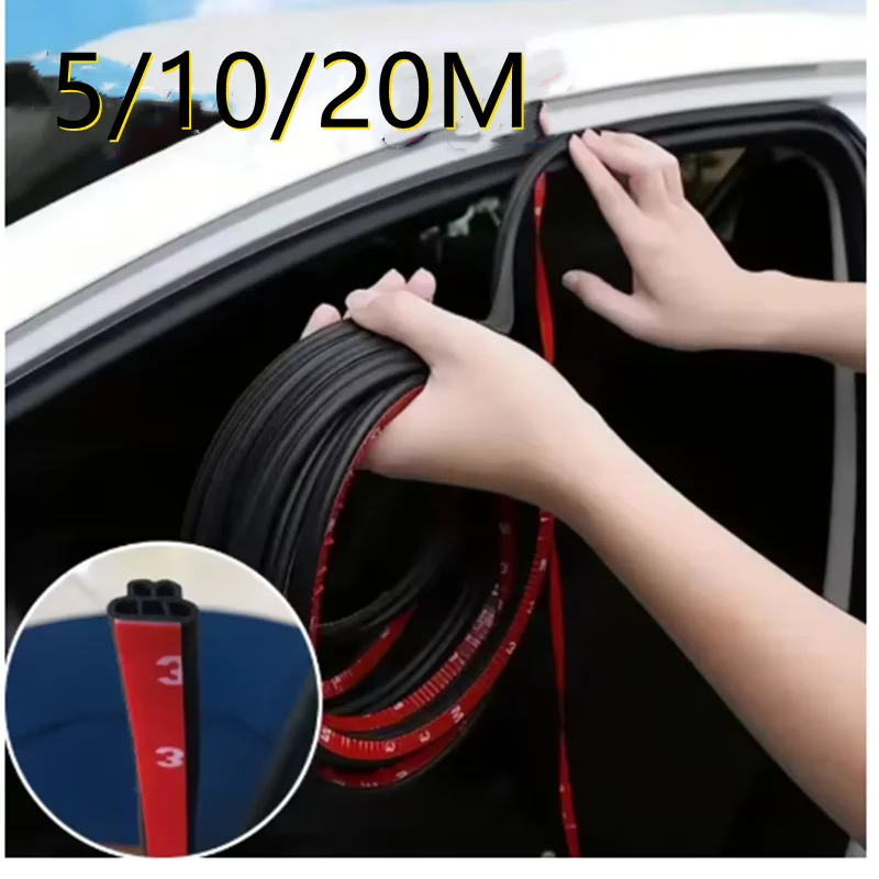 Soundproof Car Door Edge Rubber Seal Strips Universal Type Engine Trunk Cover Sealing Strip Noise Insulation for Auto Sealants
Soundproof Car Door Edge Rubber Seal Strips Universal Type Engine Trunk Cover Sealing Strip Noise Insulation for Auto Sealants