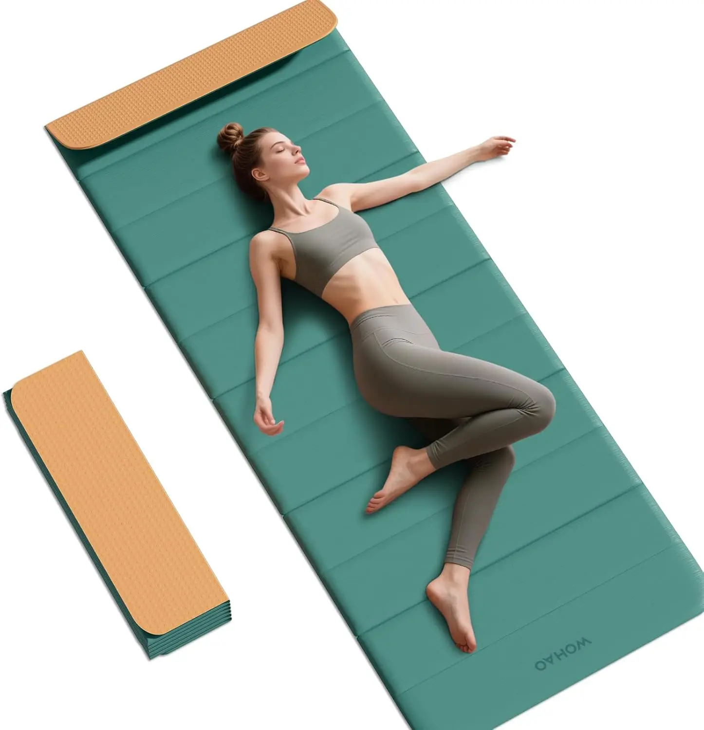 12-Fold Yoga Mat 75x26x0.4 Inches Non-Slip Compact for Pilates
12-Fold Yoga Mat 75x26x0.4 Inches Non-Slip Compact for Pilates